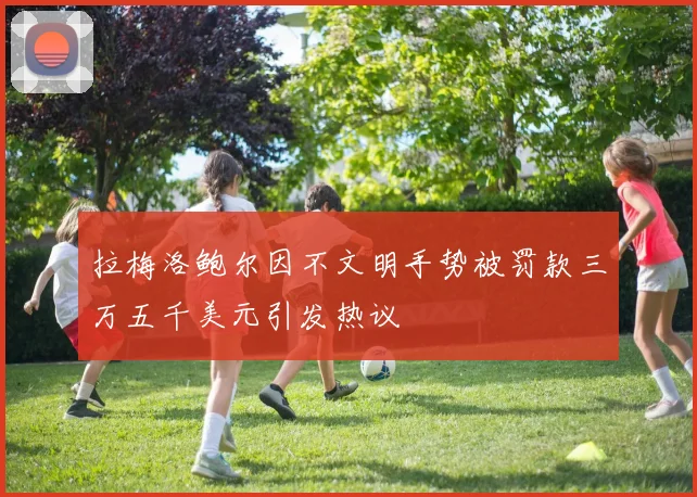 拉梅洛鲍尔因不文明手势被罚款三万五千美元引发热议