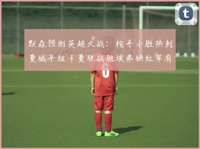 默森预测英超大战：枪手小胜热刺曼城平纽卡曼联战胜埃弗顿红军有望取胜